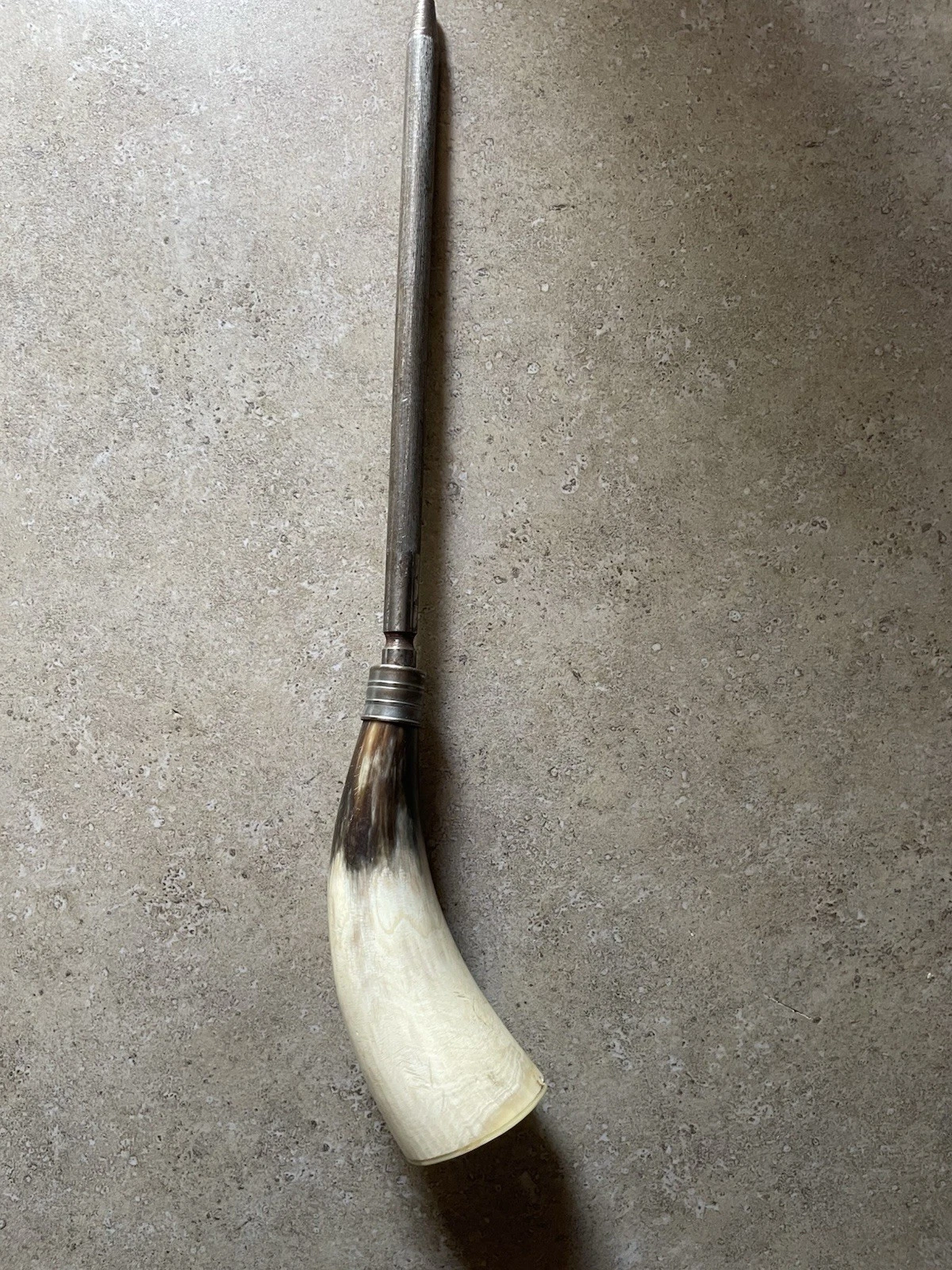 Vintage Horn Handle Knife Sharpener/ Honing Steele