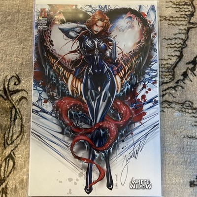 WHITE WIDOW #2 BITE ME VARIANT LMT 200 SIGNED JAMIE TYNDALL W/COA ABSOLUTE NEW