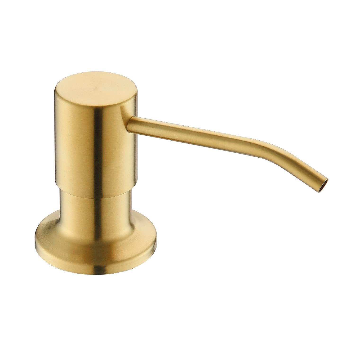 Elegant Gold Kitchen Soap Dispenser - 13oz for Lotion or Soap-image