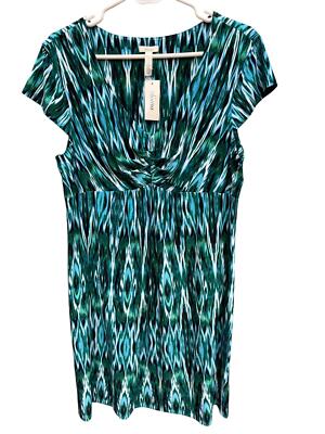 short sleeve shirred bodice dress Sun-imperial