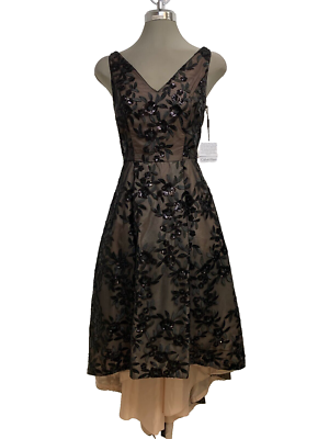 green emerald velvet dress Andrea & Leo A1229 Gorgeous Sequin & Stone Feathered Mermaid Gown, Black / 6 main image 0