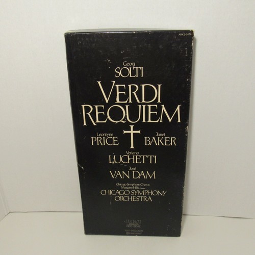 Solti Verdi Requiem, L.Price, J. Baker, V. Luchetti J. Van Dam, Text, Cassettes - Picture 2 of 12