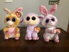 Easter Ty Beanie Boos 6 3-Piece Bundle: RARE, MINT CONDITION WITH MINT TAGS