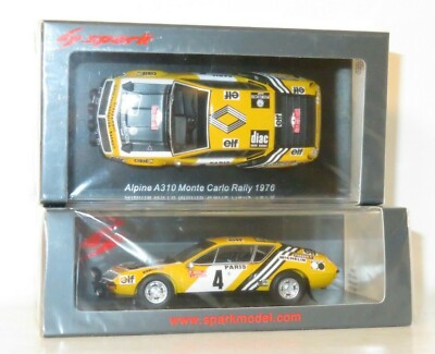 1/43 Alpine Renault A310 ELF DIAC Rallye Monte Carlo 1976 #4 J.P.Nicolas
