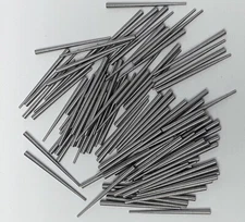 100 Steel tapered pins 0.030 x 0.065 x 1 inches(0.76x1.65x25.4mm) Clock Parts