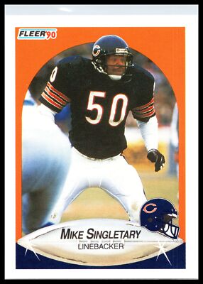 1990 Fleer #299 Mike Singletary | eBay