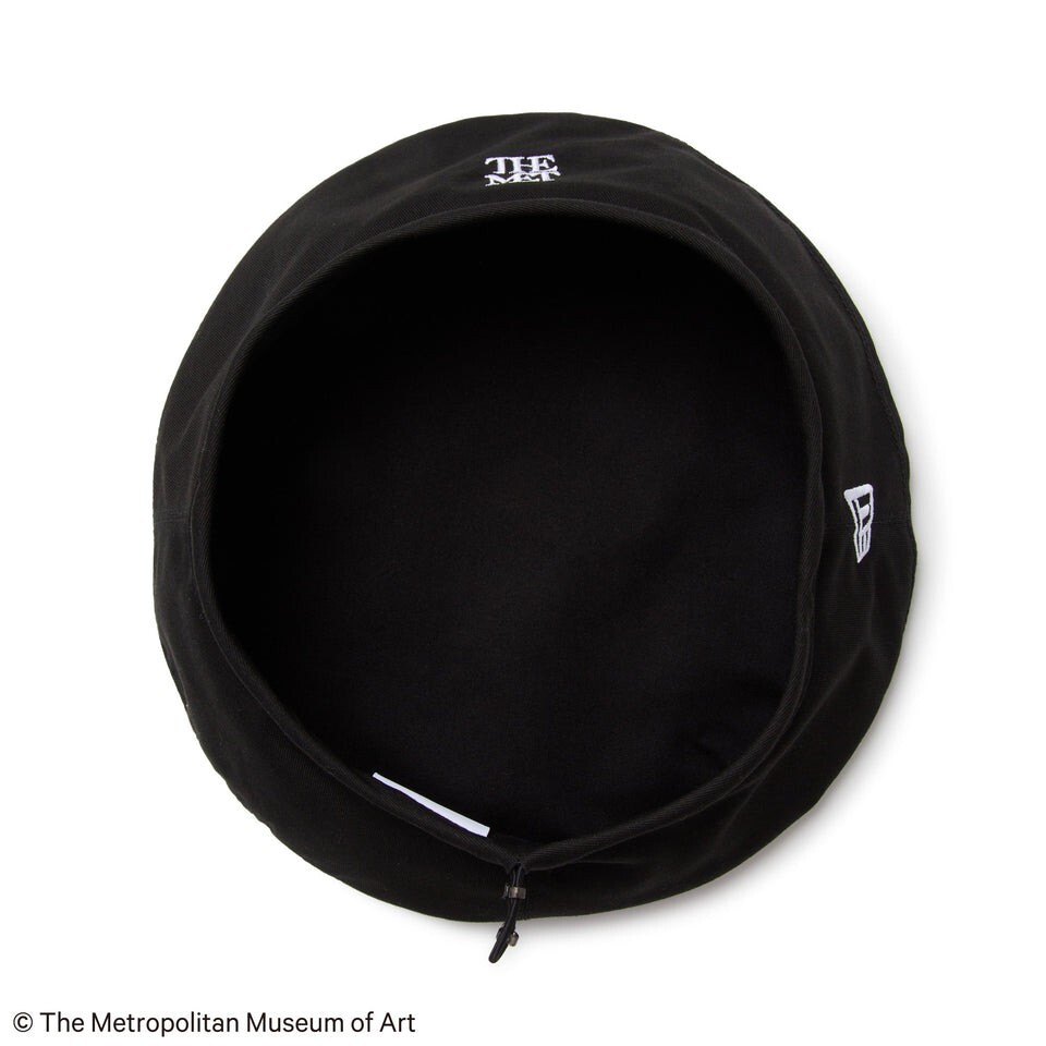 New era Beret x The Met Collaboration Mini Logo Black Unisex