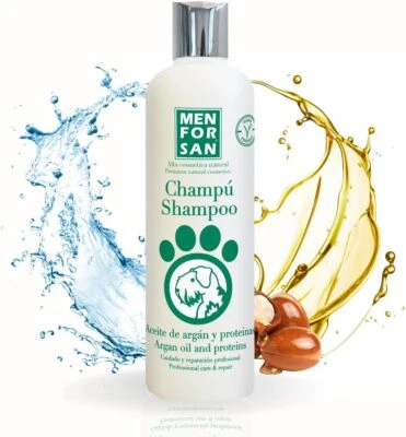 BESUCHE DEN MENFORSAN-STORE Shampooing Men for San Chien Huile d'Argan (300 ml)