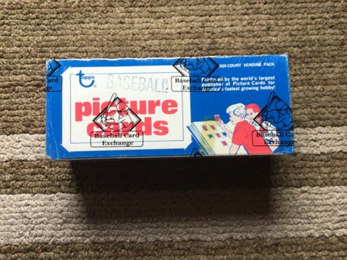TOPPS VENDING BOX 1985 DA UNA CUSTODIA SIGILLATA AUTENTICA DELLA BBCE