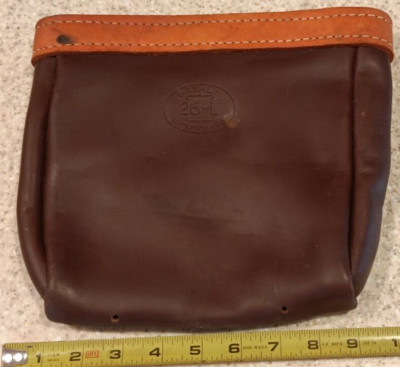 Very Heavy, Durable Leather Bolt and Nut Bag 26L Bashlin