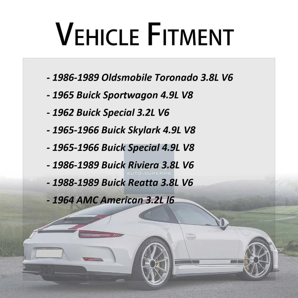 Manguera de refrigerante de radiador inferior para AMC American 1964 Buick Reatta 1988-1989 Foto 2 de 4