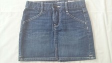 EUC GapKids 1969 Jean Denim Skirt Adjustable waist Sz 8 Reg