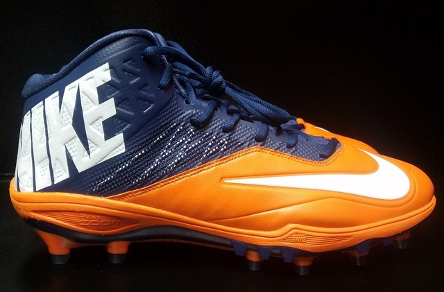 Nike Zoom Code Elite TD Football Cleats Menâs Size 12 Orange Blue 620499 410 | eBay
