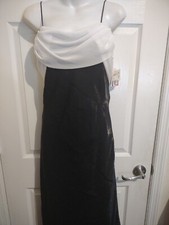 NWT. Betsy & Adam Black & White Formal Dresses 10. Holiday sale $40.00 To $25
