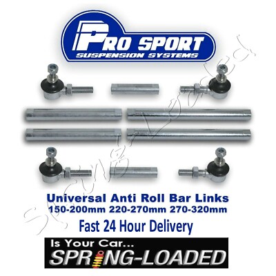 ProSport Front Adjustable Drop Link Kit for BMW F30/F35 Saloon i D +xDrive 11-On