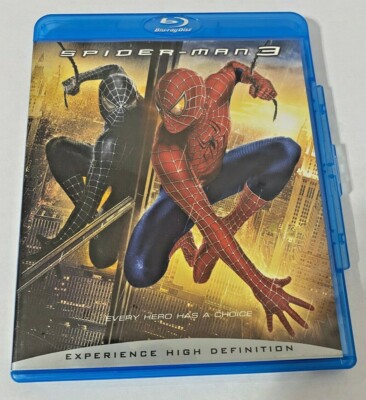 Spider-Man 3 BLUE RAY Disc / DVD /  SONY MARVEL  dv1 tobey maguire dv1
