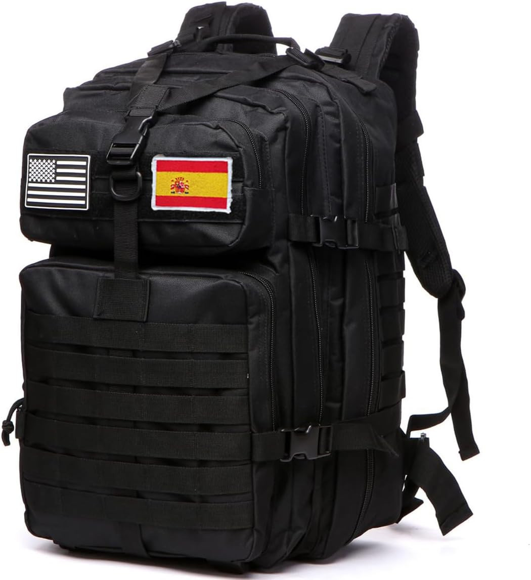 Mochila 50 Ltr Con Sistema Molle -Impermeable Para Emergencias De 3 Días
