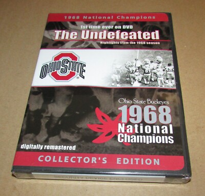 The Undefeated 1968 National Champions Ohio State (DVD, 2004) Brand New