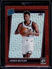 2021-22 Panini Donruss Optic #199 JARED BUTLER Rated Rookie Red Choice Mojo Jazz