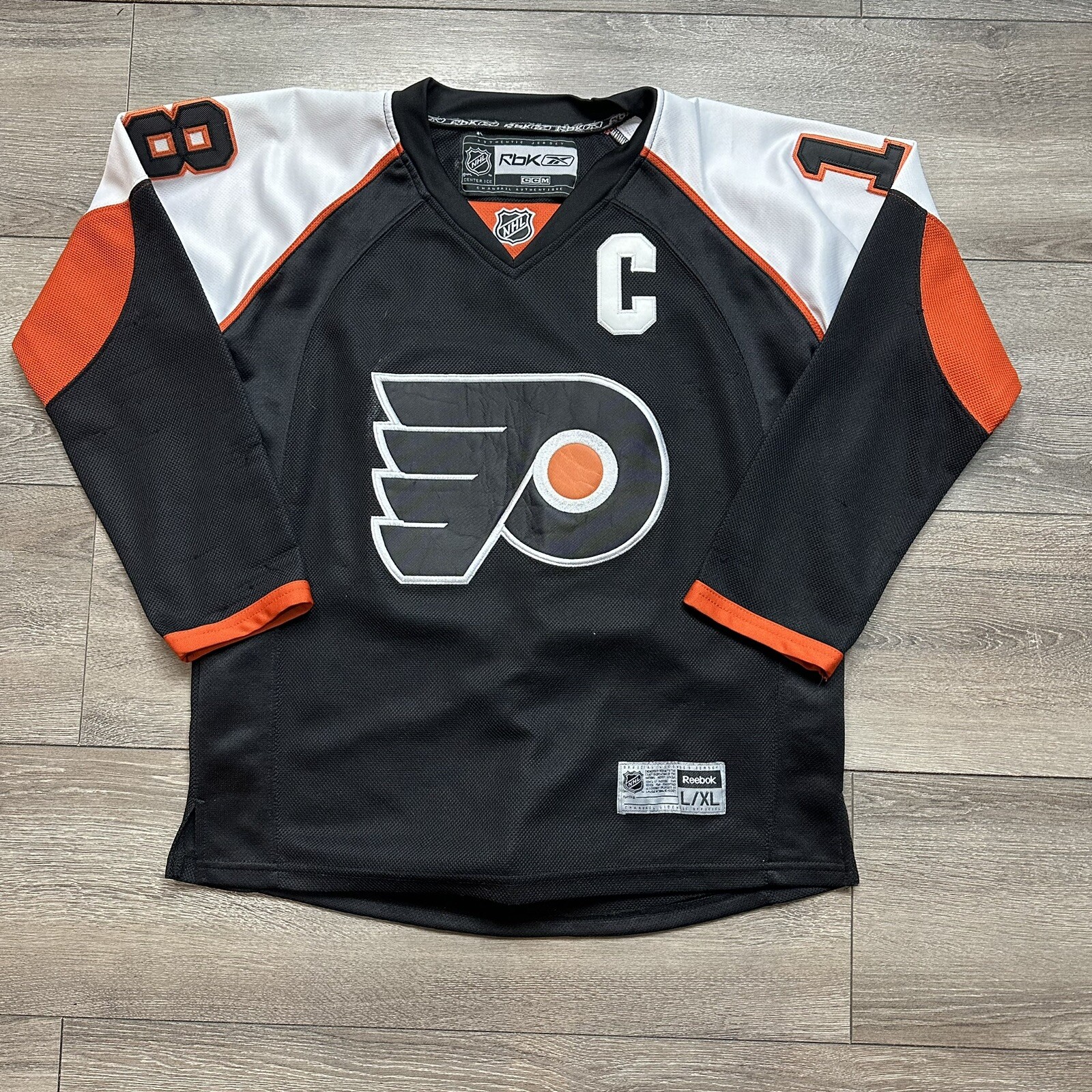 Mike Richards Philadelphia Flyers Youth Jersey Size XL Reebok Flyers
