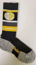 NFL Pittsburgh Steelers Men's Socks, New (WILD STRIPE)