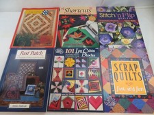 Lot of 6 Quilting Books With Patterns, Patchwork, Quilts, Ideas Mixed Lot E