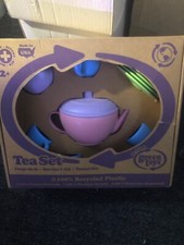 GREEN TOYS USA 17-piece TEA SET Recycled Plastic-BPA Free