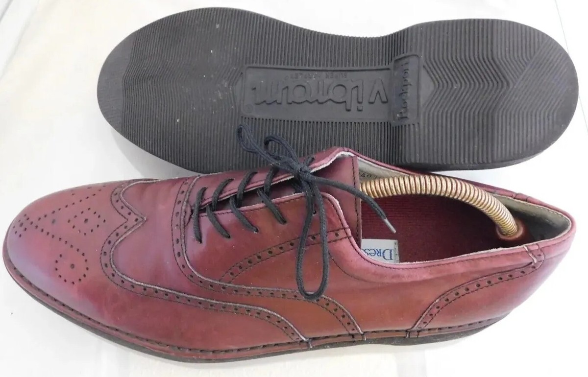 Mens Rockport Dressports Oxfords Wing Tip Shoes M3677 Size 