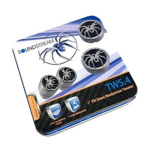 Soundstream TWS.4 1" 200W COMPONENT CAR STEREO MICRO DOME TWEETERS Pair NEW! - Picture 3 of 3