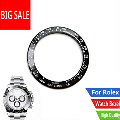Ceramic Black with White Writing Watch Bezel For DAYTONA 116500 - 116520