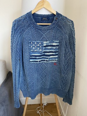 ralph lauren womens flag sweater