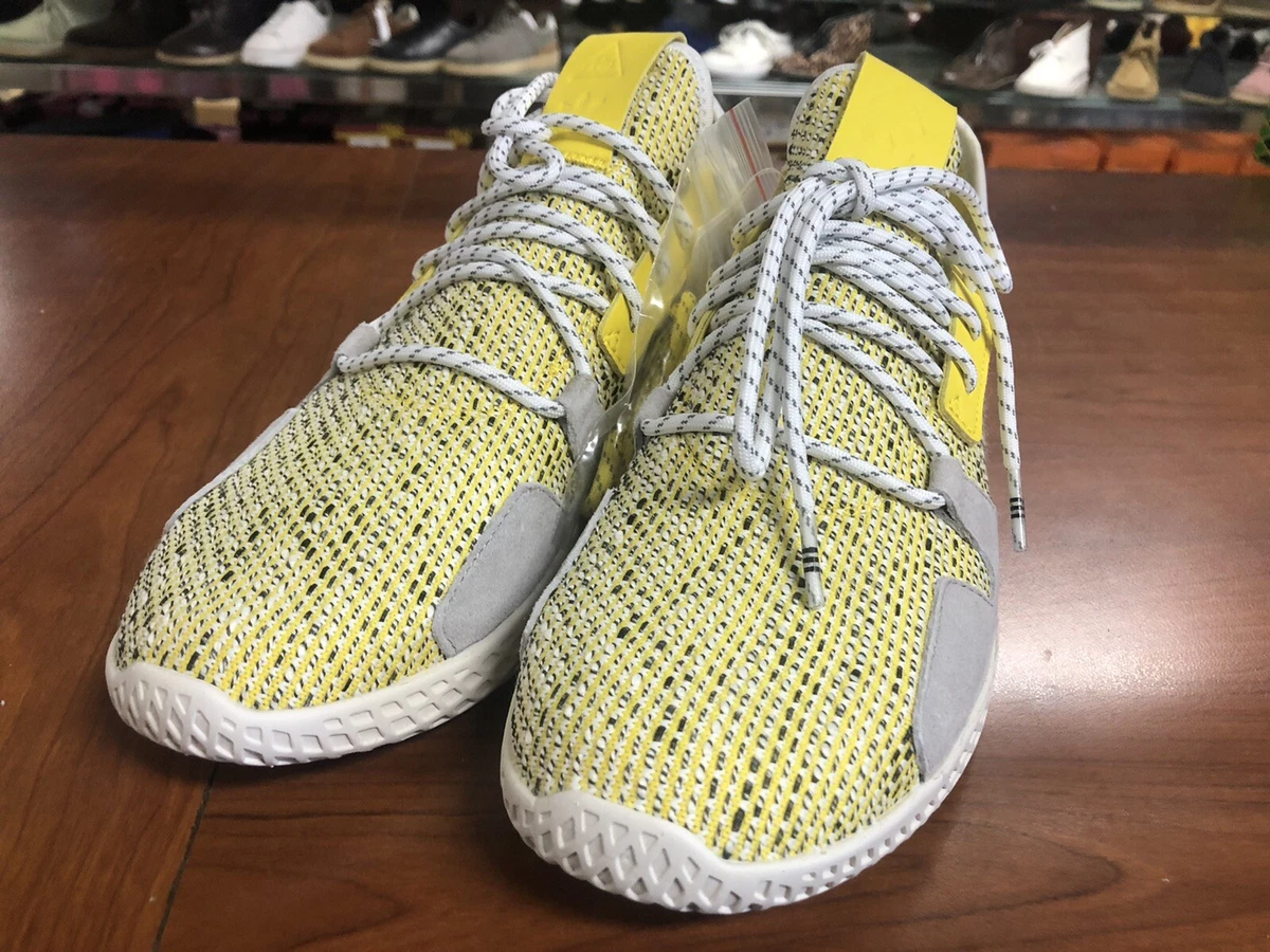 12.5 ADIDAS X PHARRELL Solar HU V2 Sneakers, Yellow BB9543 |