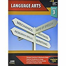 Core Skills Language Arts Workbook Grade 3 by Houghton Mifflin Harcourt: New