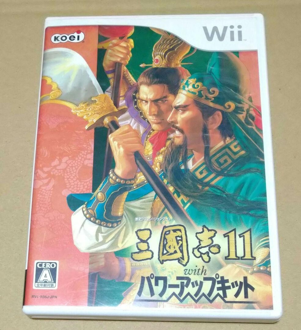 Sangokushi 11 with Power-Up Kit Nintendo Wii Japanese ver Tested