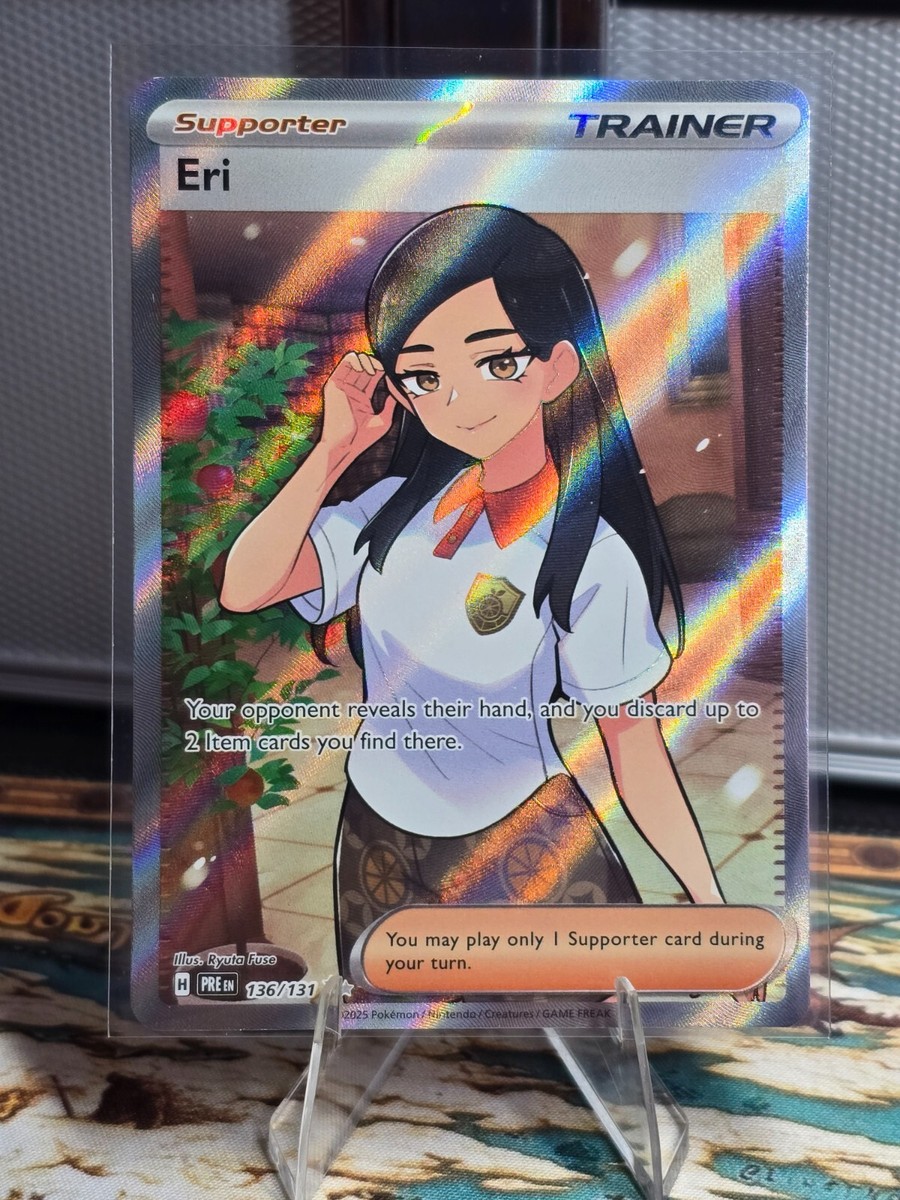 Eri★ Eri Full Art Trainer 136/131 Prismatic Evolutions Pokemon