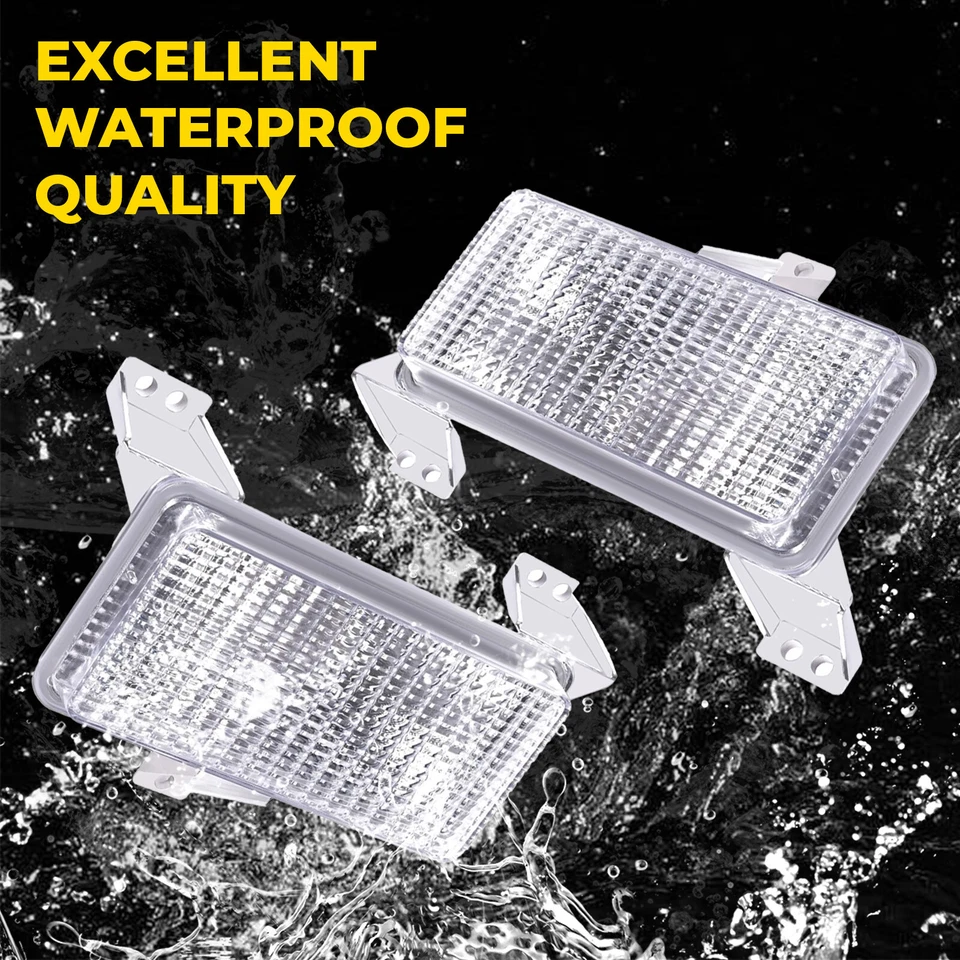 Par de luces de estacionamiento de esquina de señal de giro para camioneta Chevy GMC 1983-1991 Foto 3 de 4