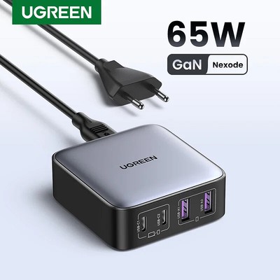 Plug Type: US, Ships From: CHINA - UGREEN 100W 65W GaN Charger Desktop Laptop Fa