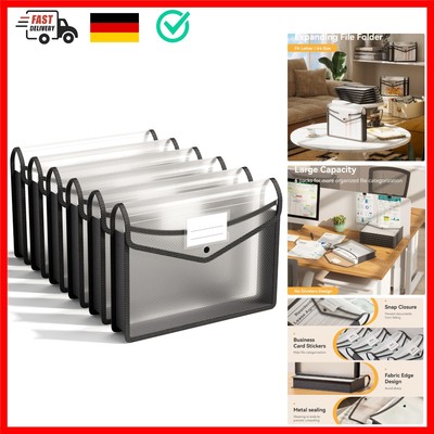 A4 Document Bag with Press Stud - 7 cm Capacity for Efficient Organizing
