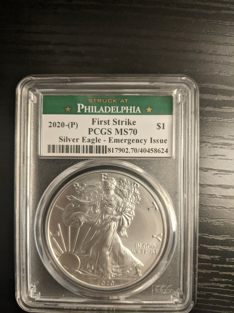 2020 Silver American Eagle MS-70 PCGS (First Strike) | eBay