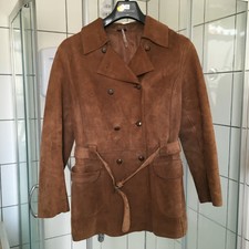 Retro Brown Suede Jacket Coat By Aleksander Of Norway Thor & Edgar Schriwer
