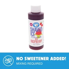 Hypothermias RED RASPBERRY Flavor Syrup 🍧 Snow Cone machine Concentrate UNSWEET