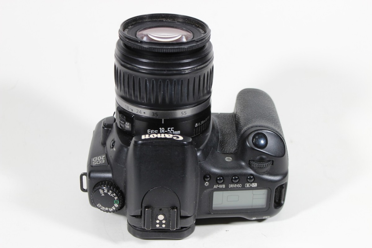 Canon EOS 20D 8.2MP Digital SLR Camera - Black (Kit w/ EF-S Canon EOS 20D 8.2MP Digital SLR Camera - Black (Kit w/ EF-S
