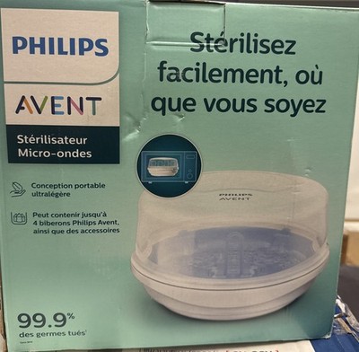 Philips AVENT SCF281/05 Microwave Steam Sterilizer for Baby Bottles