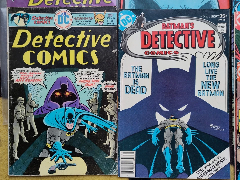 10 US DC DETECTIVE COMICS BATMAN ab 1975 451 452 454 455 474 476 477 478 480 481 - Bild 3 von 4