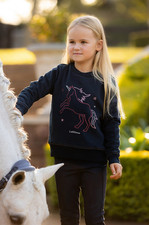 LeMieux Mini Camilla Crew Sweatshirt - Navy - 5-6 yrs