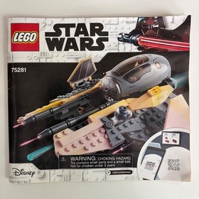 Lego Anakin's Jedi Interceptor 75038 75281 Star Wars Clone War 100% Complete Set