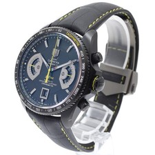 TAG HEUER GRAND CARRERA CALIBER 17 CAV518J 44mm Titanium Black Dial C243