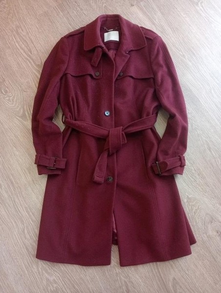 Women Boss Coat Burgundy L