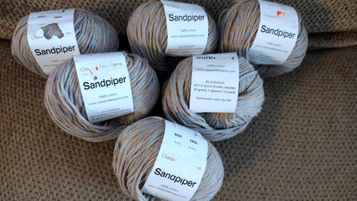 Classic Elite Sandpiper 100% Cotton Yarn Color # 1943 Lot of 6 (300 grams total)