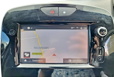 13-19 RENAULT CLIO MK4 RADIO SAT NAV HEAD UNIT DAB (WITH CODE) - Image 1 of 4